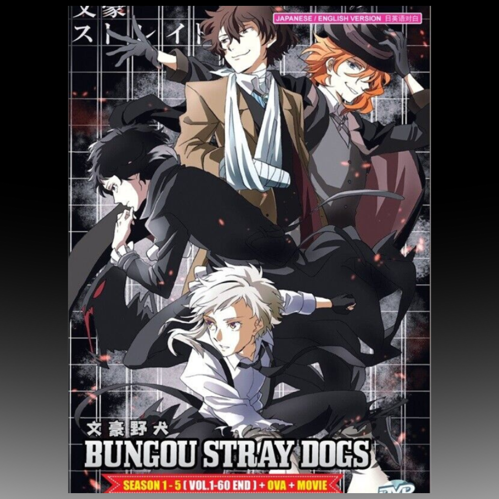 Bungo Stray Dogs Season 1+2+3+4+5 (1-60 End) +OVA +Movie English Dub