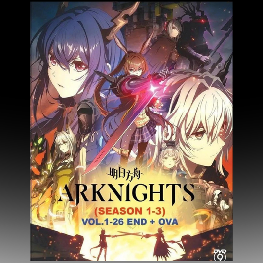 Arknights Seasons 1–3 + OVA – Complete Series DVD (Episodes 1–26)