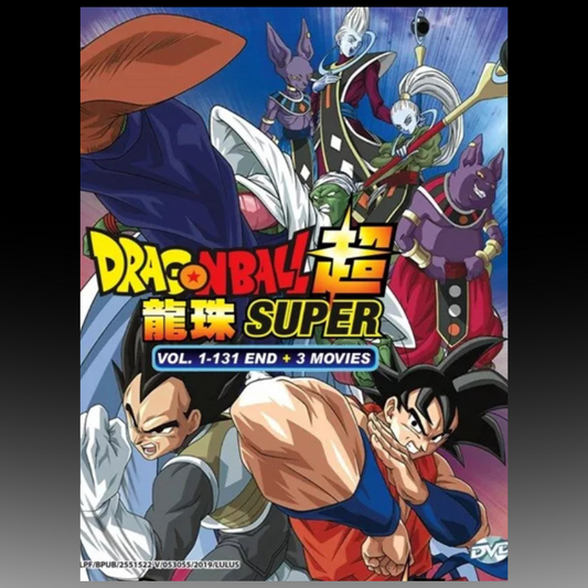 Dragon Ball Super Complete TV Series Vol.1-131 End + 3 Movies English Dubbed