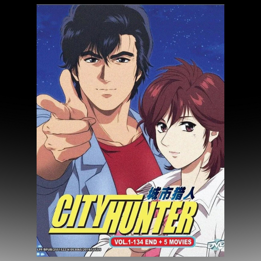 City Hunter - Complete Anime Tv Series Dvd 1-134 Eps + 5 Movies