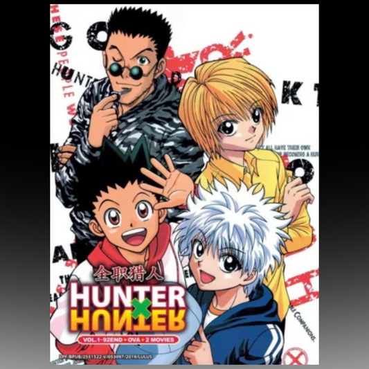 Hunter x Hunter 1999 Dvd Box Complete Anime 92 Eps + OVA & 2 Movies English Subs