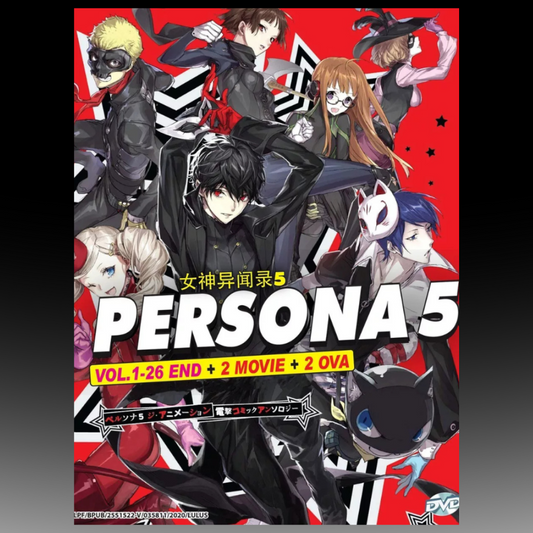Persona 5 the Animation + 2 Movie + 2OVA DVD (Anime) English Dub