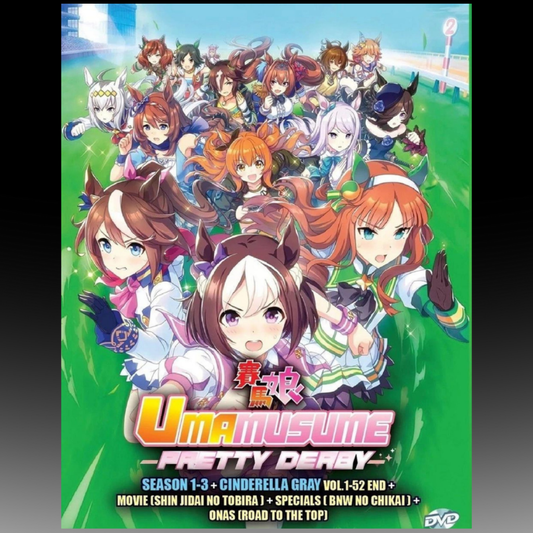 Uma Musume Pretty Derby Season 1-3 + Cinderella +Movie+Special+ONAS With English subtitle