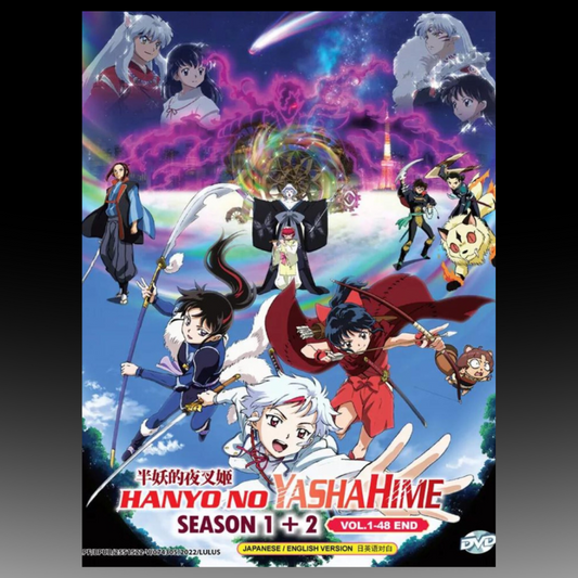 Hanyo No Yashahime (Princess Half-Demon) Season 1+2 (1-48 End) Complete Series English Dubbed