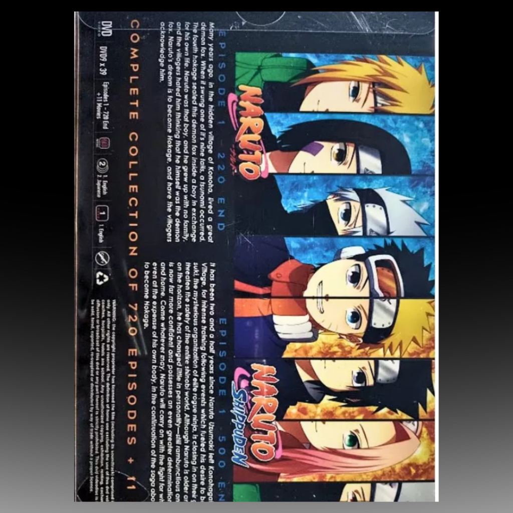 Naruto Shippuden Complete Collection of TV Series [Vol.1-720] End+11 Movies
