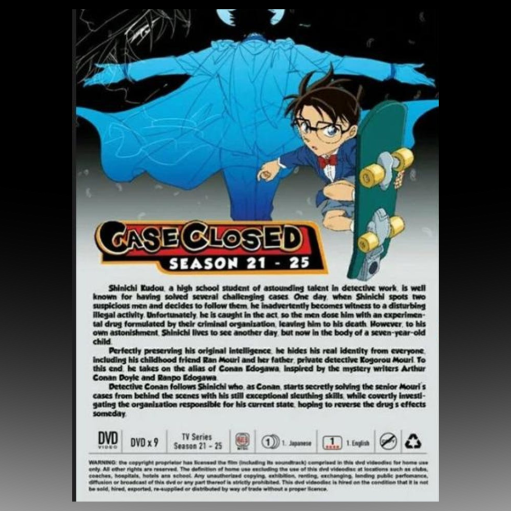 Detective Conan Case Closed Season 21 - 25 English Subtitle