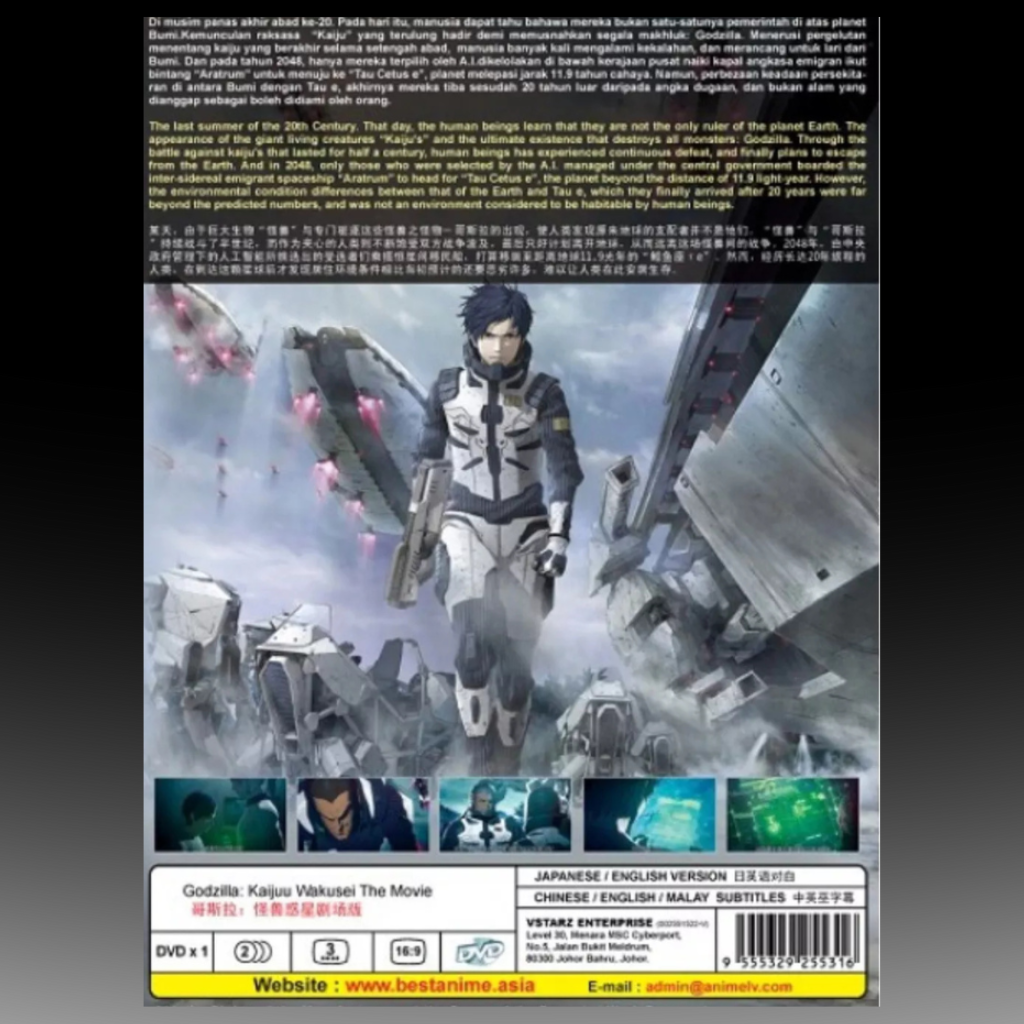 Godzilla: Kaijuu Wakusei Planet of the Monster The Movie English Dub