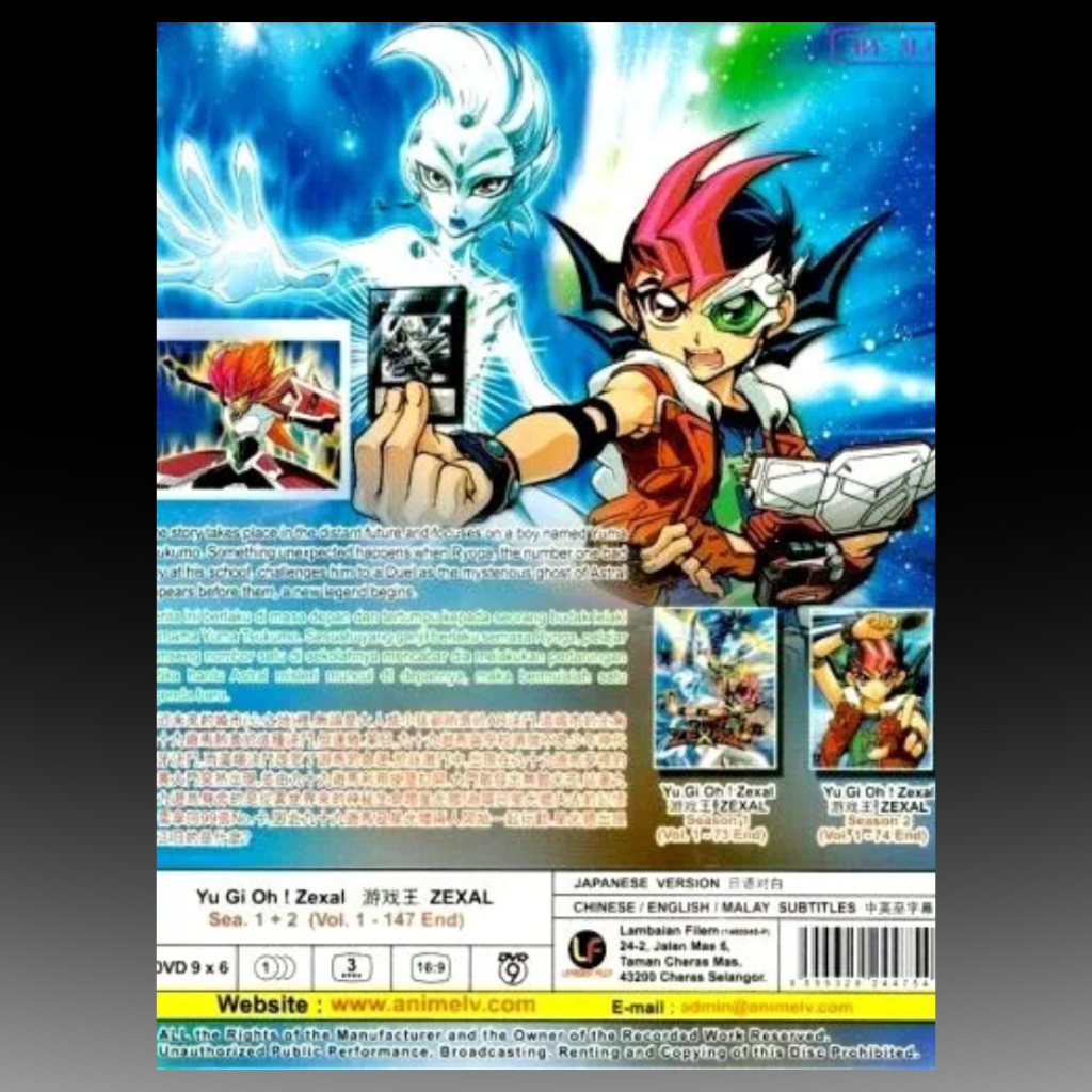 Yu Gi Oh! Zexal Season 1+2 TV 1-147 End English Subtitles
