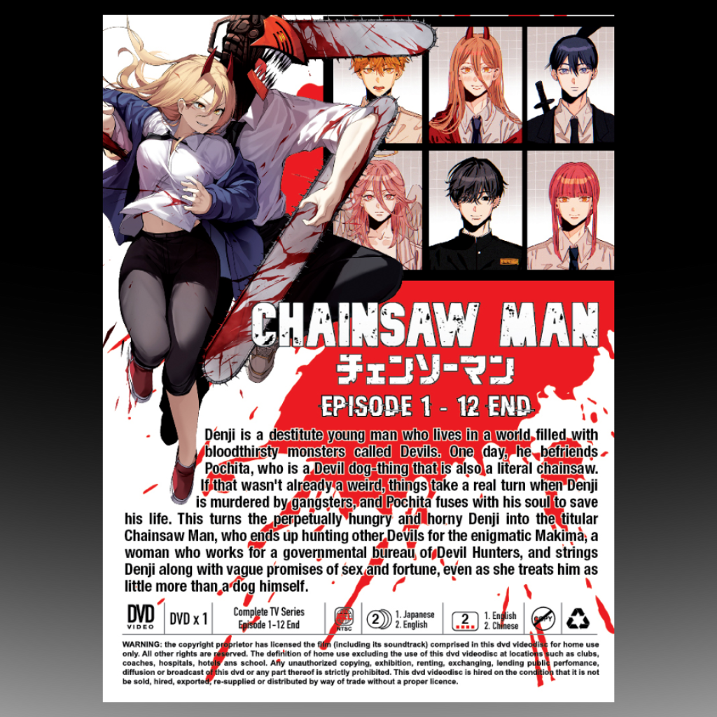 Chainsaw Man Episode 1-12 End - English Dubbed