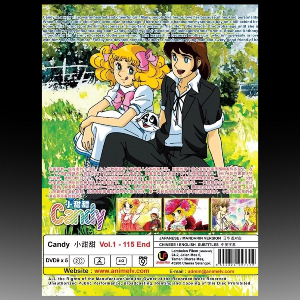 Candy Candy Complete Tv Series Volume. 1-115 End English Subtitle