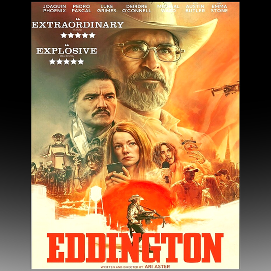 Eddington (2025) DVD – Region Free, English Audio & Subtitles front cover