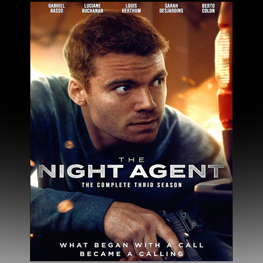 The Night Agent – Season 3 DVD, Complete Series & Region Free front cover