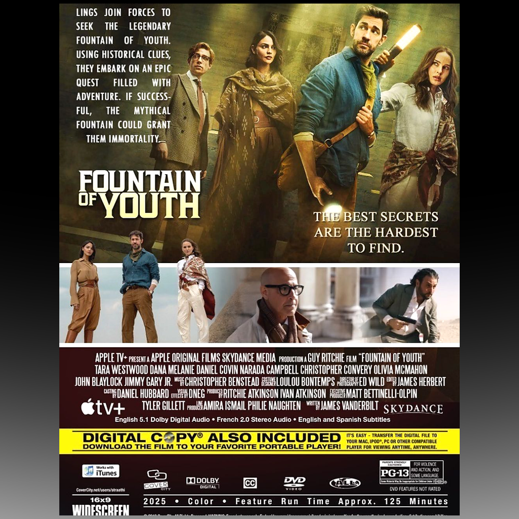 Fountain of Youth 2025 DVD back cover