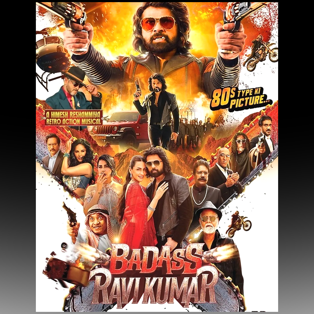 Badass Ravikumar (2025) DVD – Region Free, Hindi Audio & English Subtitles front cover