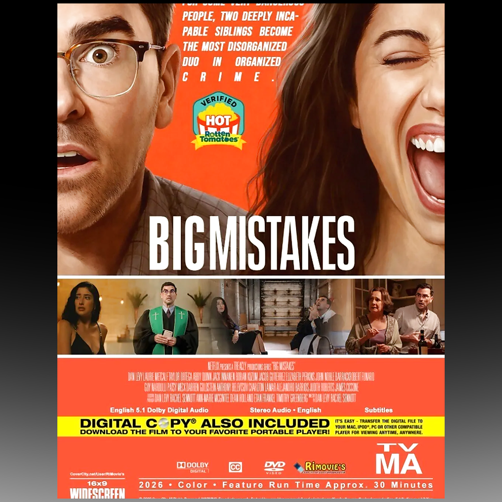 Big Mistakes – Season 1 DVD, Complete Series & Region Free back cover