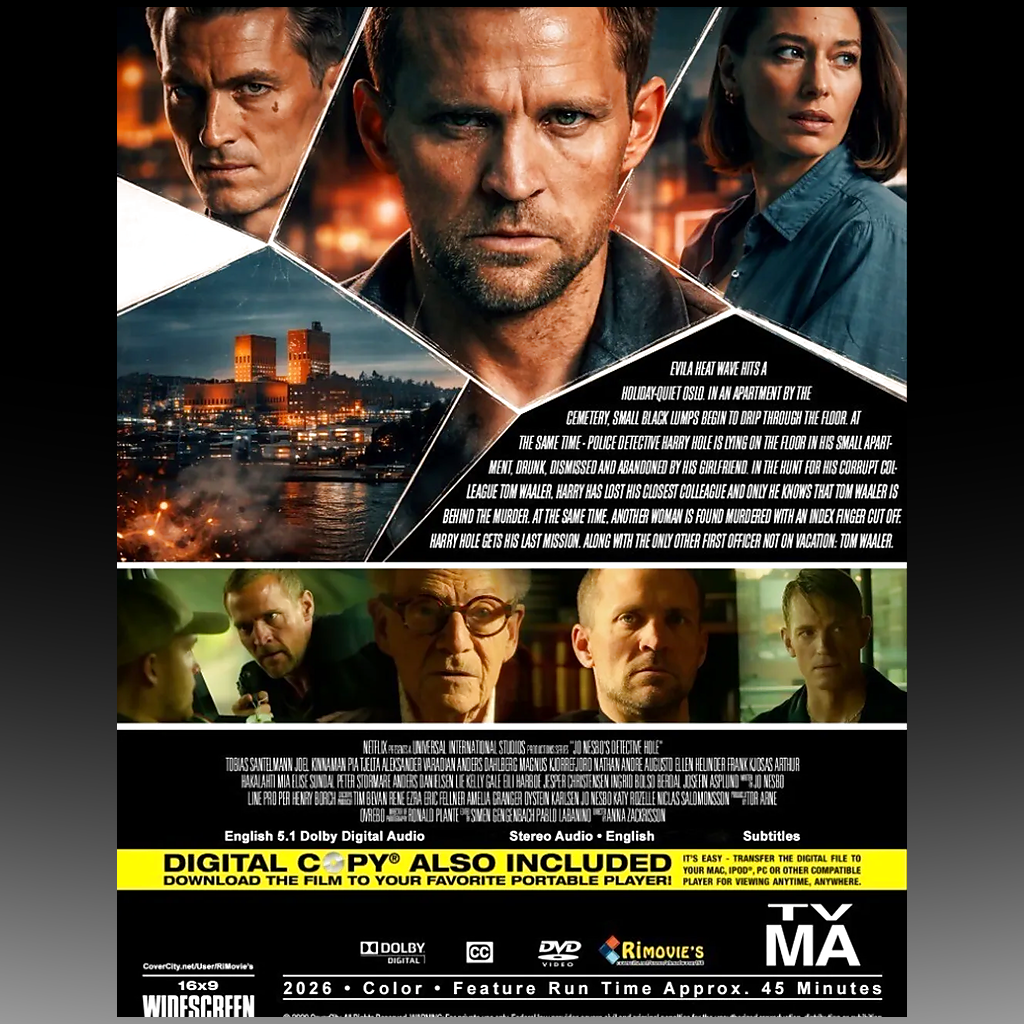 Jo Nesbø’s Detective Hole – Season 1 DVD, Complete Series & Region Free back cover