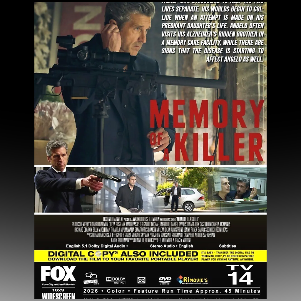 Memory of a Killer Season 1 DVD back cover