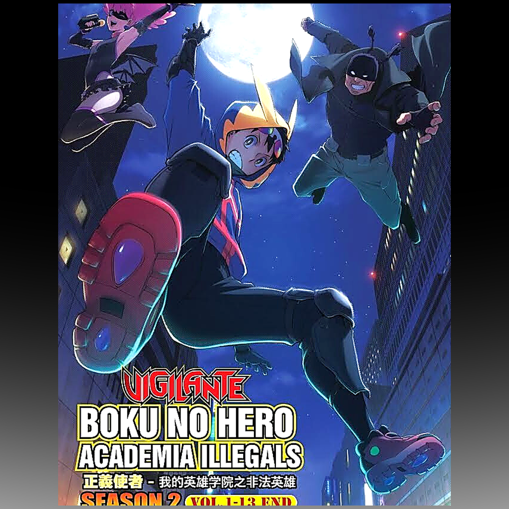 My Hero Academia: Vigilantes Season 2 – Complete DVD (Episodes 1–13) front cover