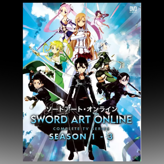 Sword Art Online Season 1-3 Complete